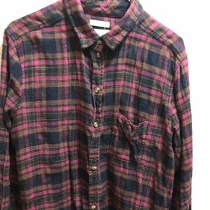 Flannel AE shirt womens